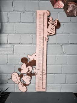 Groeimeter Mickey & Mini 50 t/m 120 cm