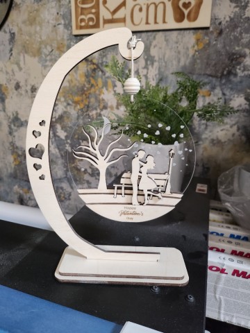 Valentijn 23 houder plus hanger